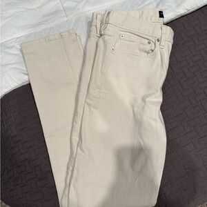 Banana Republic Cream Slim Straight Men Jeans